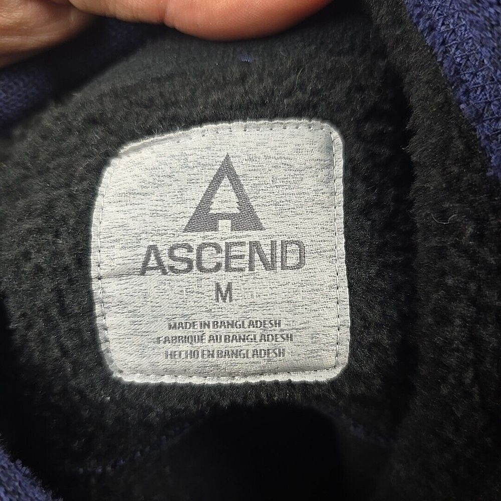 Ascend Vest Women Size Medium Blue Sweater Fleece Quilted‎ Full Zip Outdoors - Picture 3 of 9